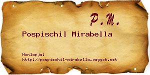 Pospischil Mirabella névjegykártya